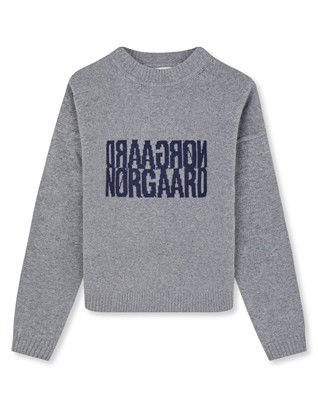 Yota Knit Tilona Sweater - Mid Grey Melange 